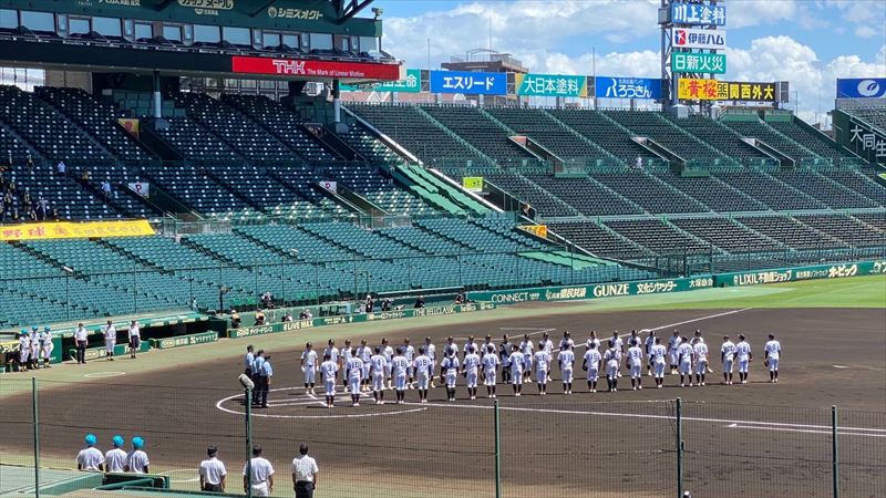 2020年甲子園高校野球交流試合 創成館 長崎県 Vs平田 島根県 フェイスパスポート